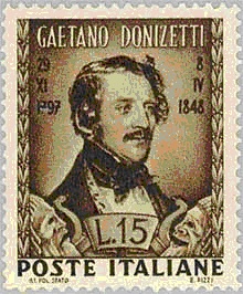 Гаэтано Доницетти. Марка Италии