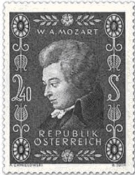 Моцарт. Марка Австрии