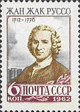 Rousseau Jean stamp